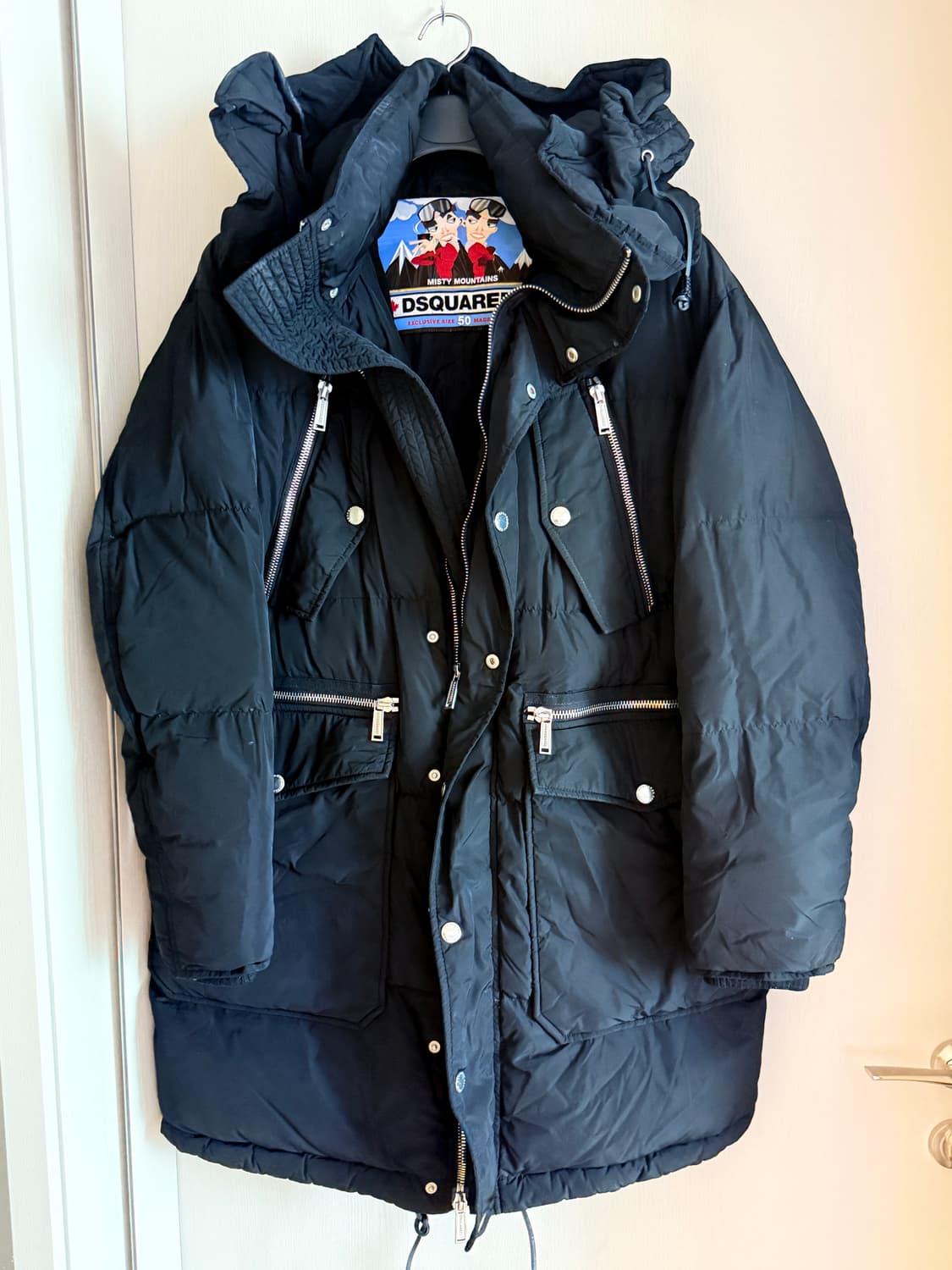 디스퀘어드 대장패딩 와이어후드50 상품이미지2