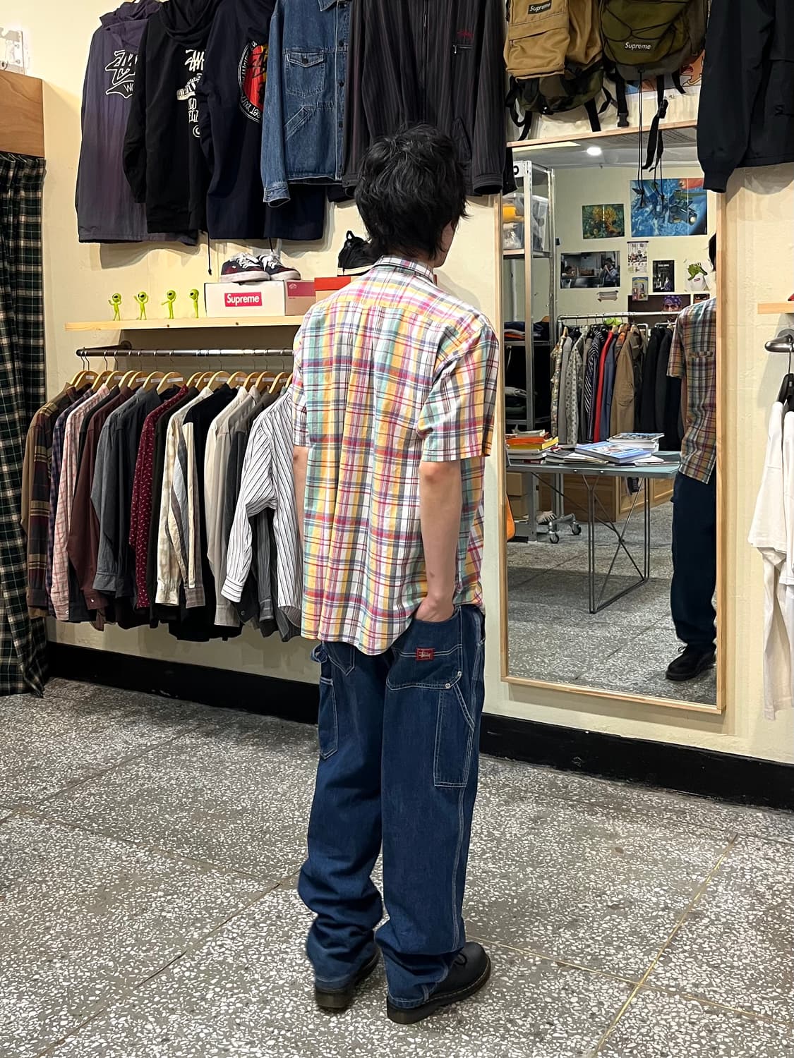 90s 올드 스투시 카펜터 팬츠 상품이미지3