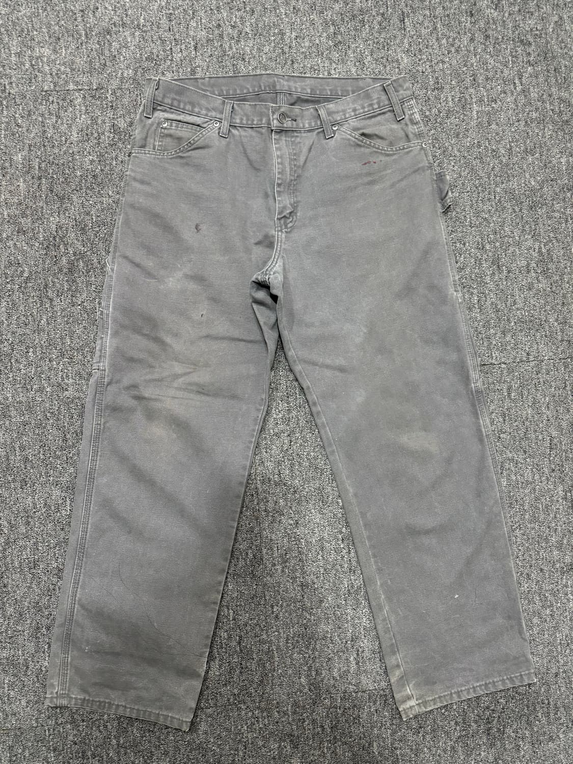 00s 빈티지 디키즈 싱글니 그레이 워크팬츠 상품이미지3