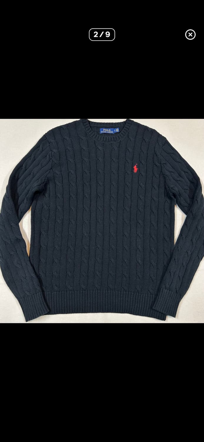 폴로 랄프 로렌 케이블 니트 S 상품이미지2