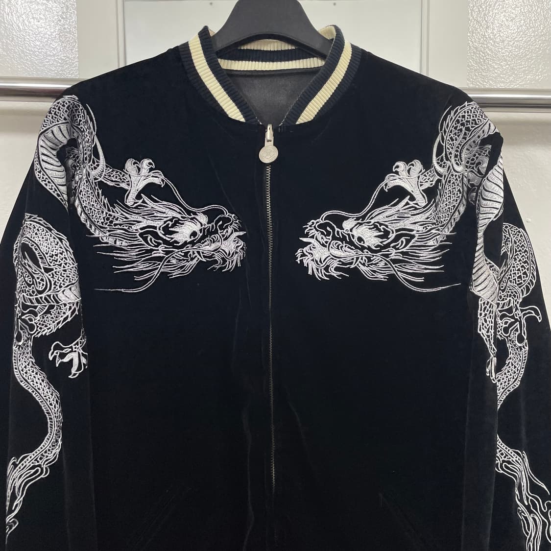 [XL] jpn 리버시블 벨벳 스카잔 상품이미지7