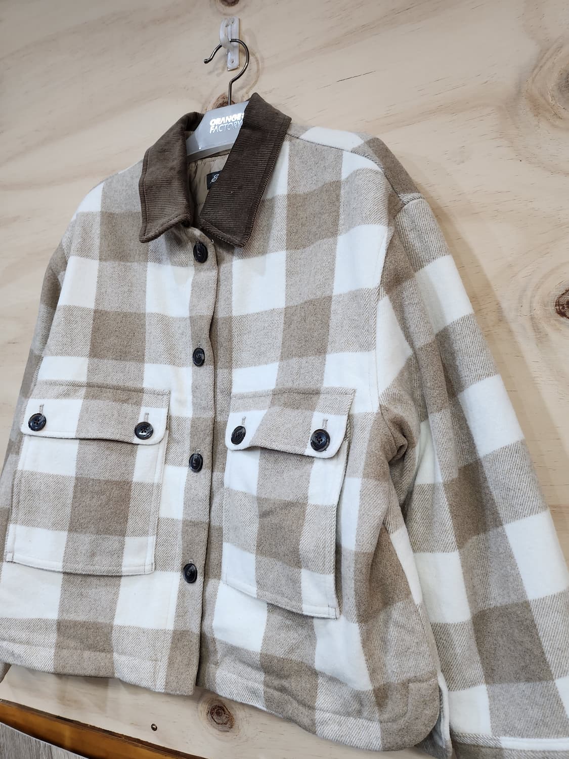 523) 에디바우어 Eddie Bauer 코듀로이카라 포인트 숏 자켓 상품이미지3