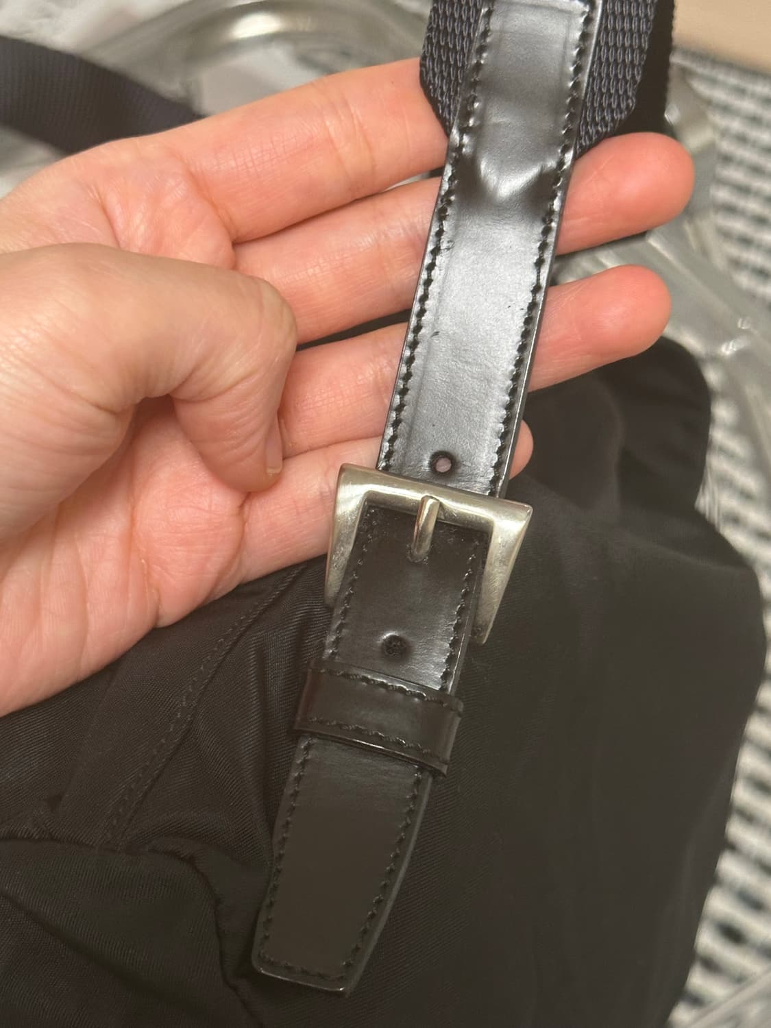 프라다 원포켓 포코노 테수토 나일론 백팩 스몰 상품이미지3