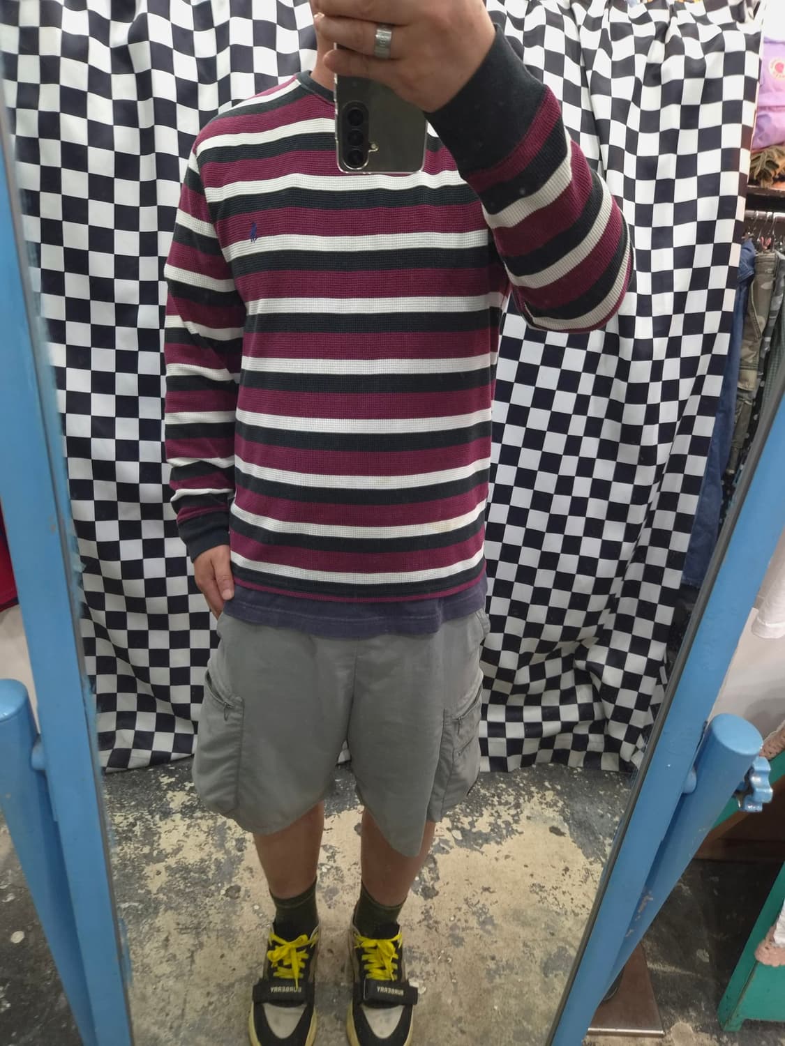 폴로 랄프로렌 스트라이프 와플 롱슬리브

 상품이미지8