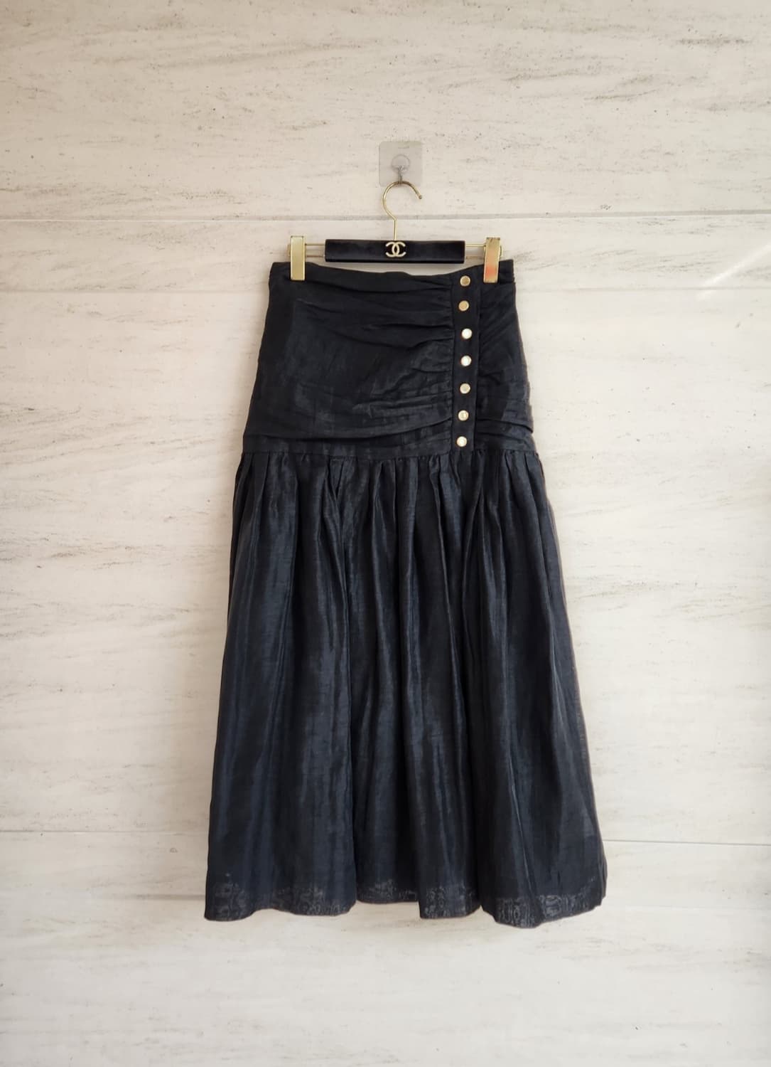 산드로 2023 린넨 롱스커트 36사이즈 상품이미지5