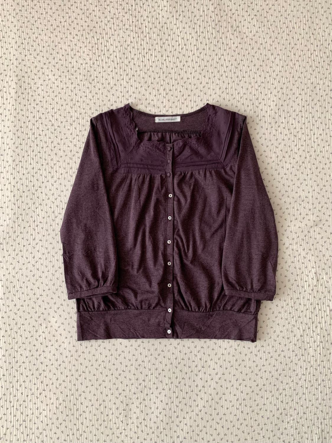 모리 진보라 레이스 탑 상품이미지1