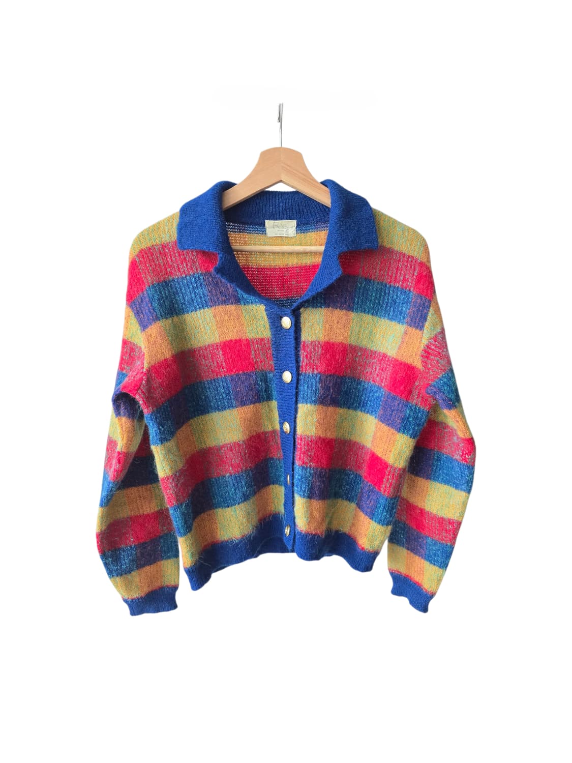 Ray Beams 키치한 컬러믹스 빈티지 가디건(japanese vtg) 상품이미지1