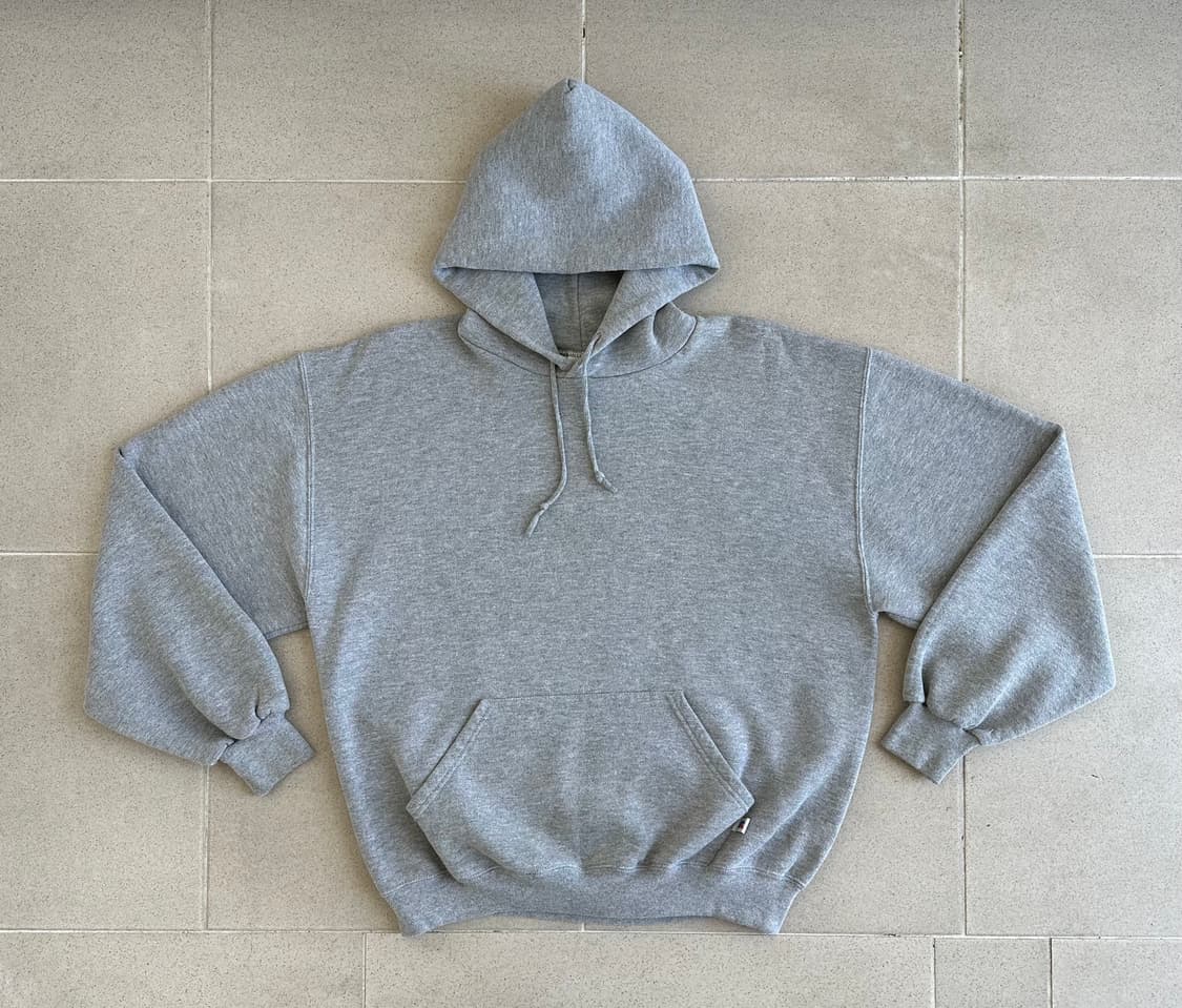 90s 빈티지 러셀 후드 그레이 L 상품이미지1
