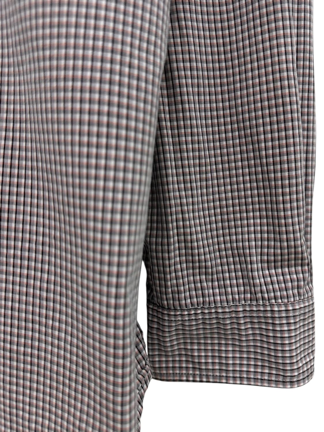 라코스테 슬림핏 체크 셔츠 (L) 상품이미지6