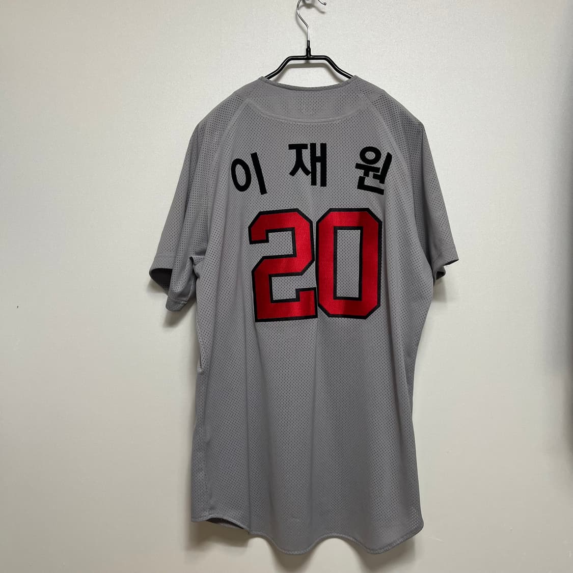 sk와이번스 이재원 20번 야구 유니폼 그레이 105 상품이미지1