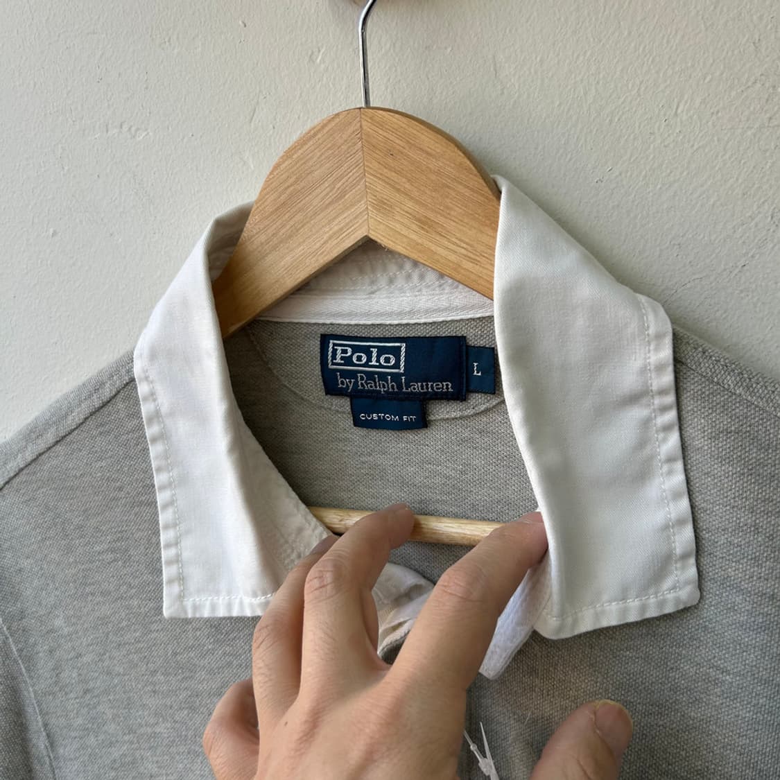 16547 - 폴로 랄프로렌 그레이 반팔 럭비티 상품이미지3