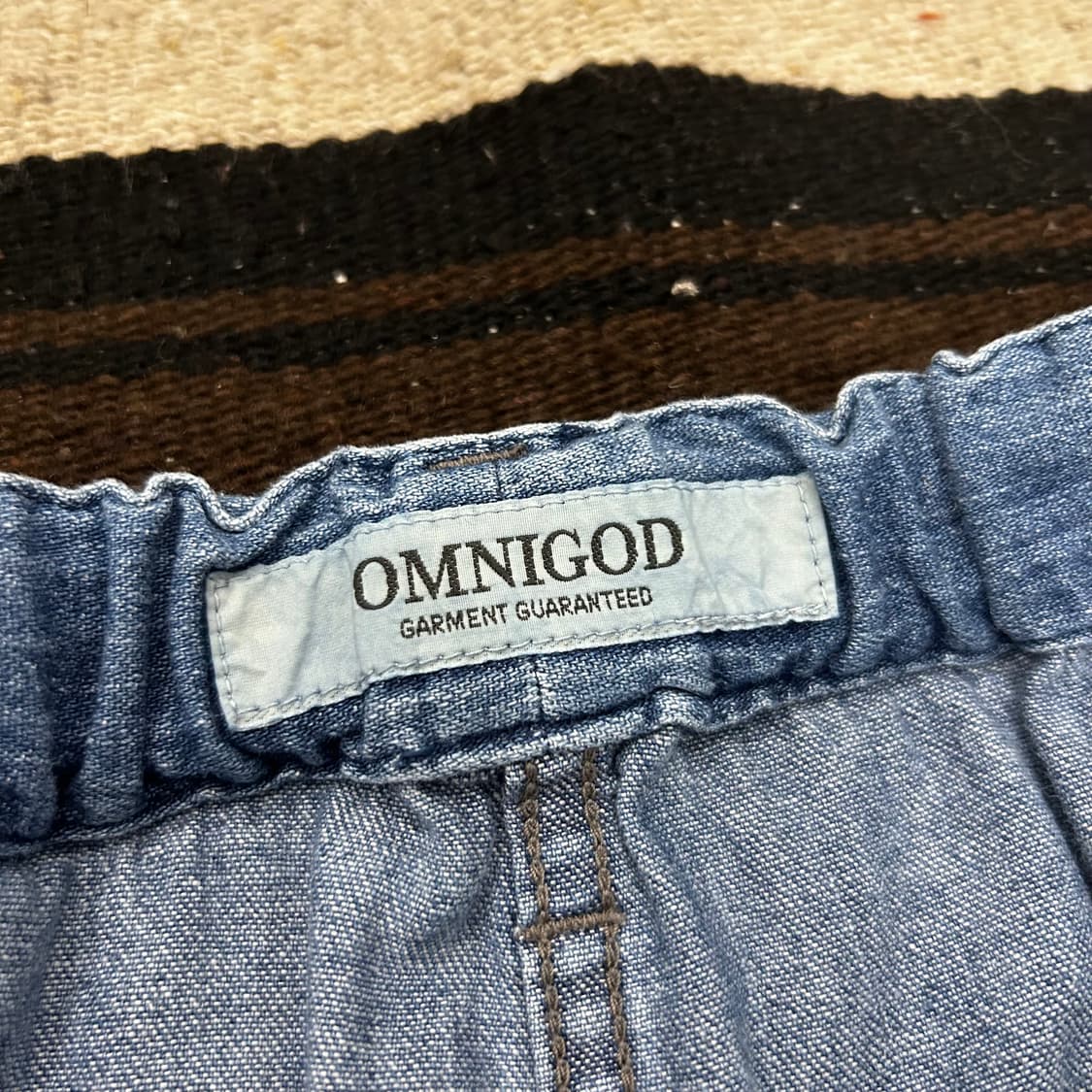 옴니갓 밴딩 데님팬츠  상품이미지4