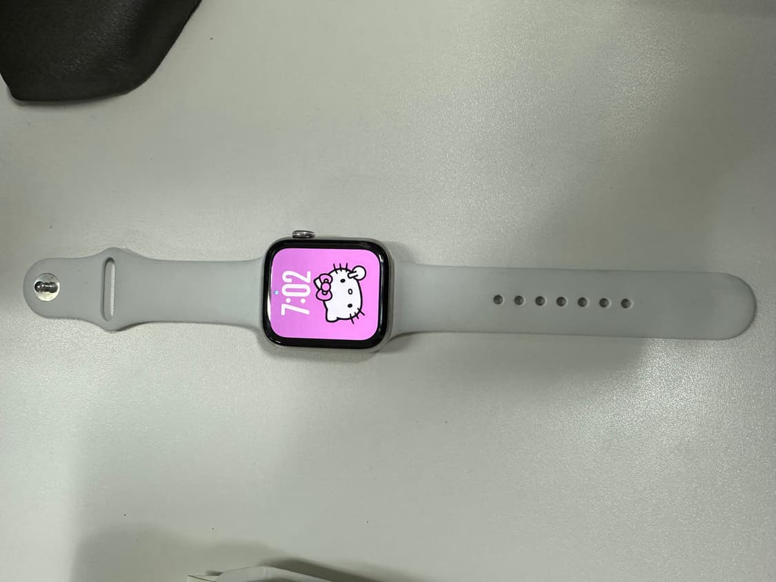 애플워치6 스테인리스44mm 실버(배터리66%) 상품이미지1