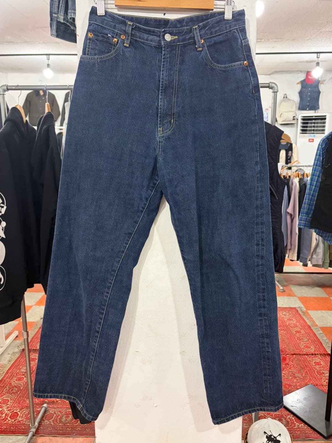 유니폼 브릿지 데님바지 상품이미지1