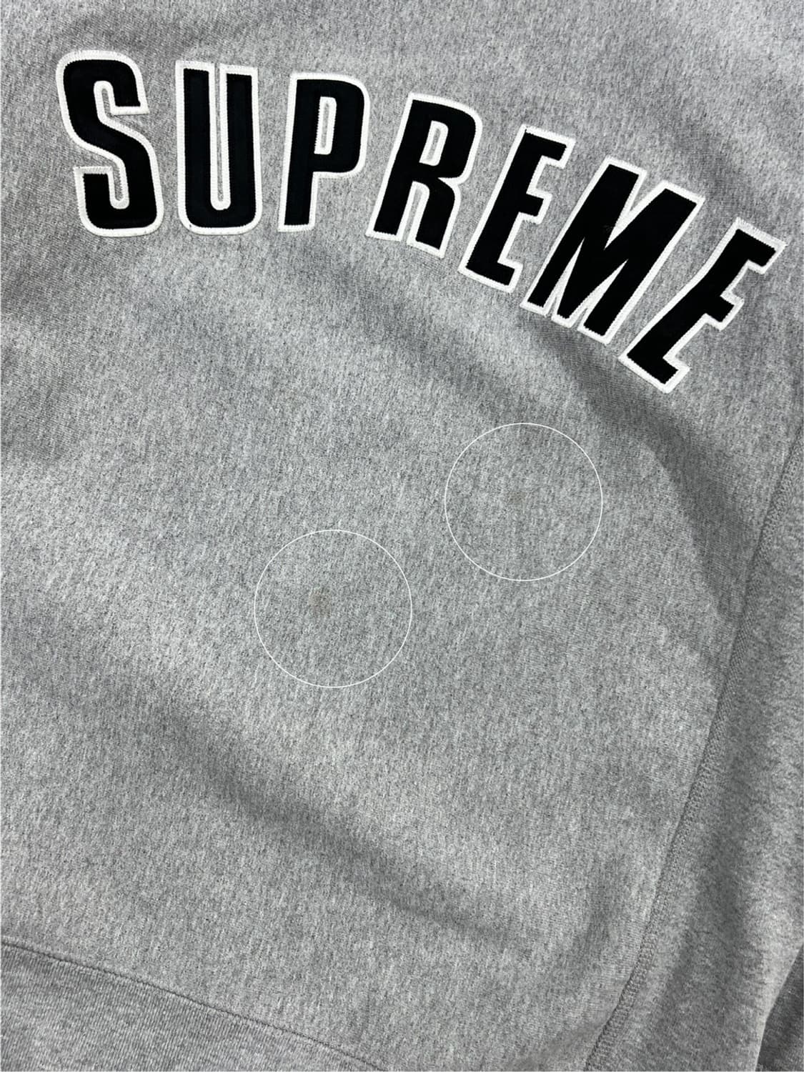 슈프림 15FW 아치로고 헤더그레이 맨투맨 상품이미지10