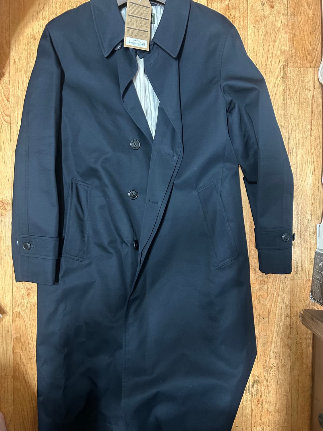 (새제품)부기홀리데이 10 MAC COAT(NAVY) M사이즈 상품이미지3