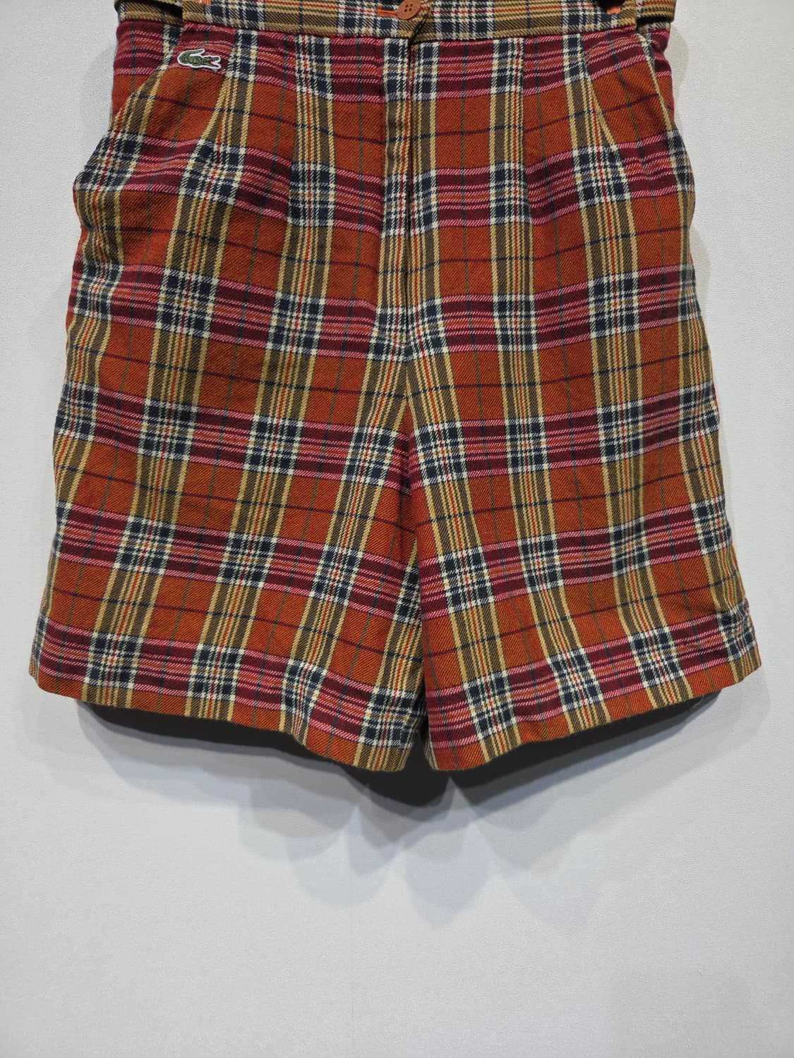 라코스테 빈티지 울 타탄체크 반바지 상품이미지4