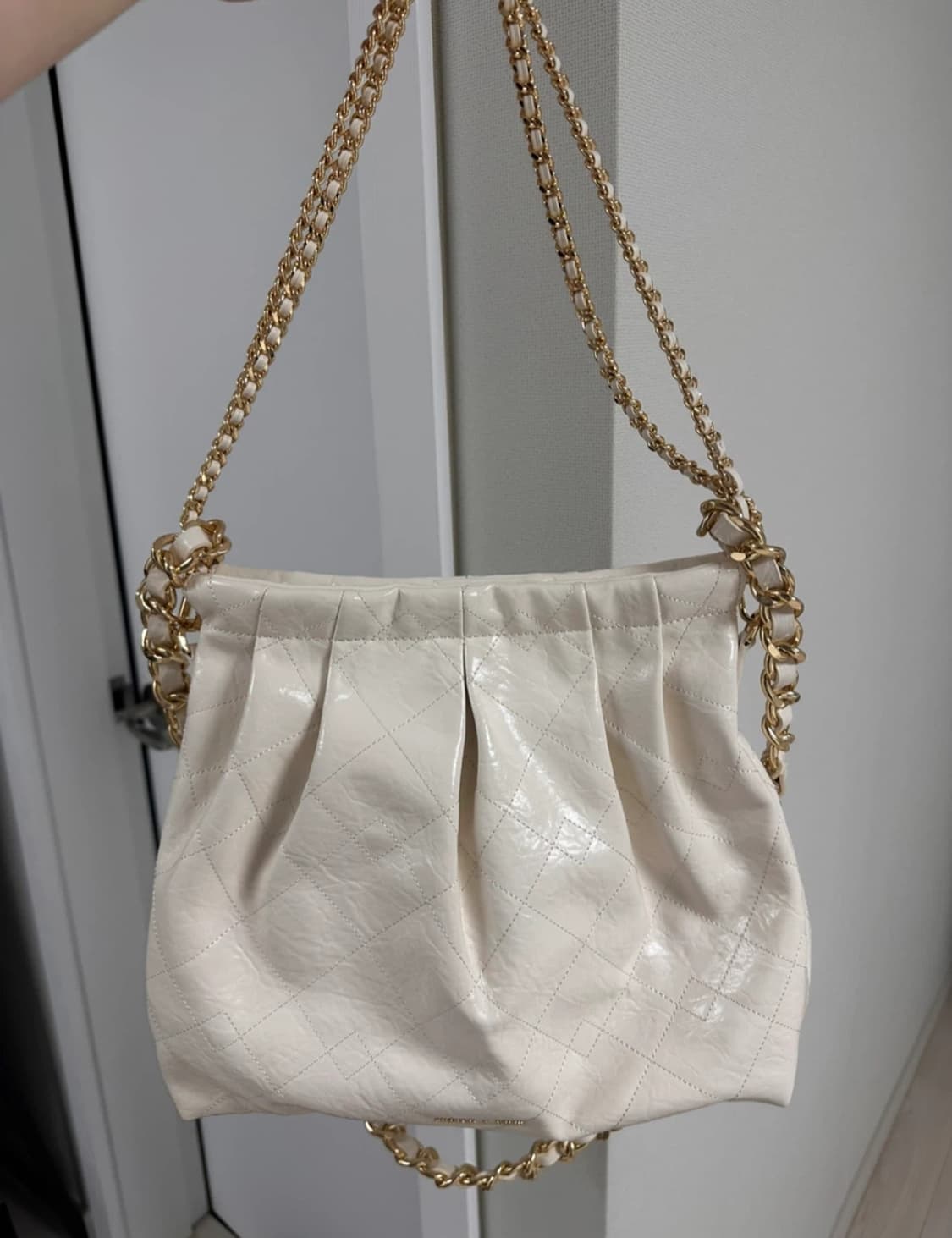 찰스앤키스 듀오 더블 체인 호보백 크림 상품이미지2