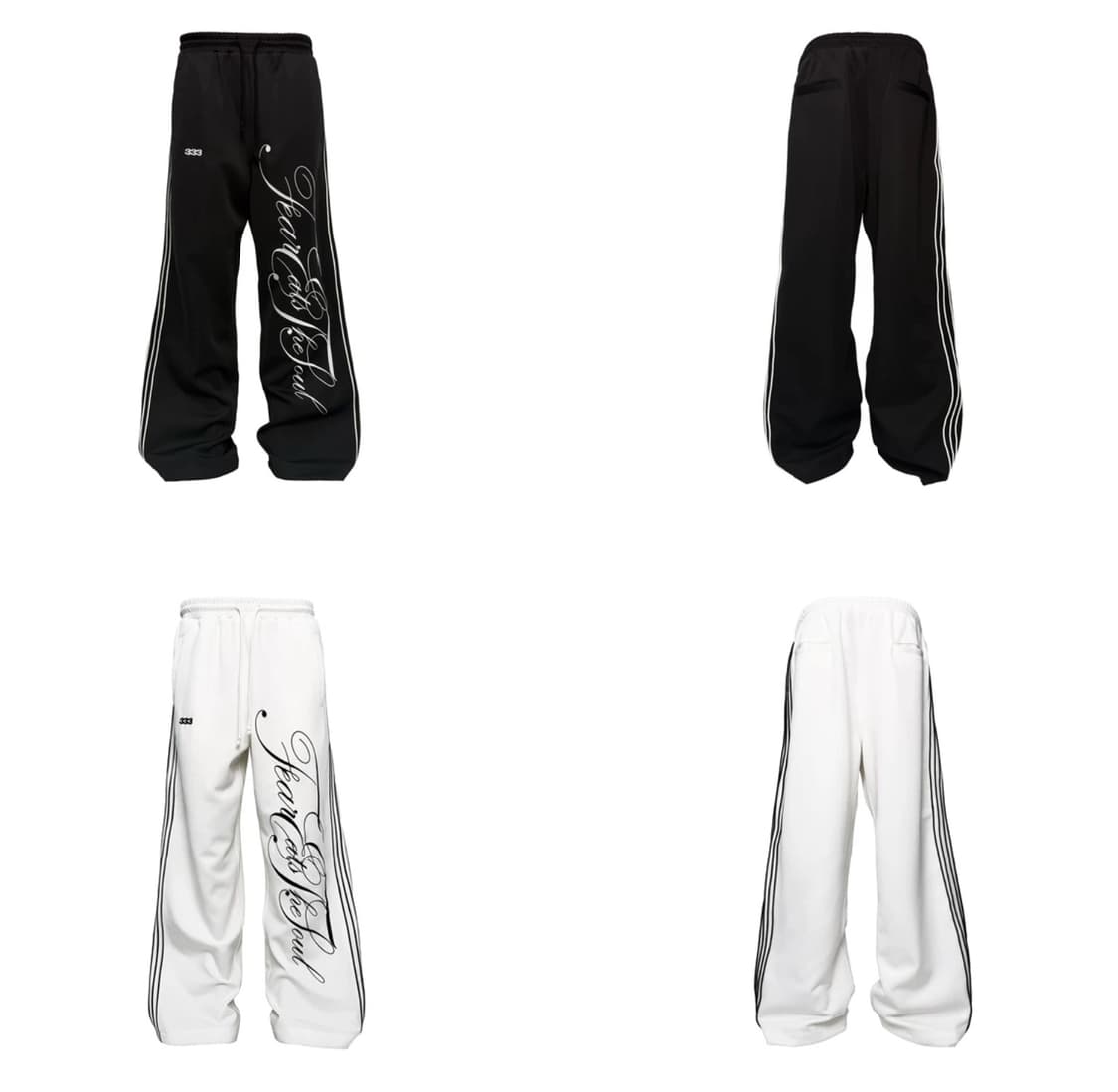 333 Lettering Shadow Script Sweat pants 상품이미지1