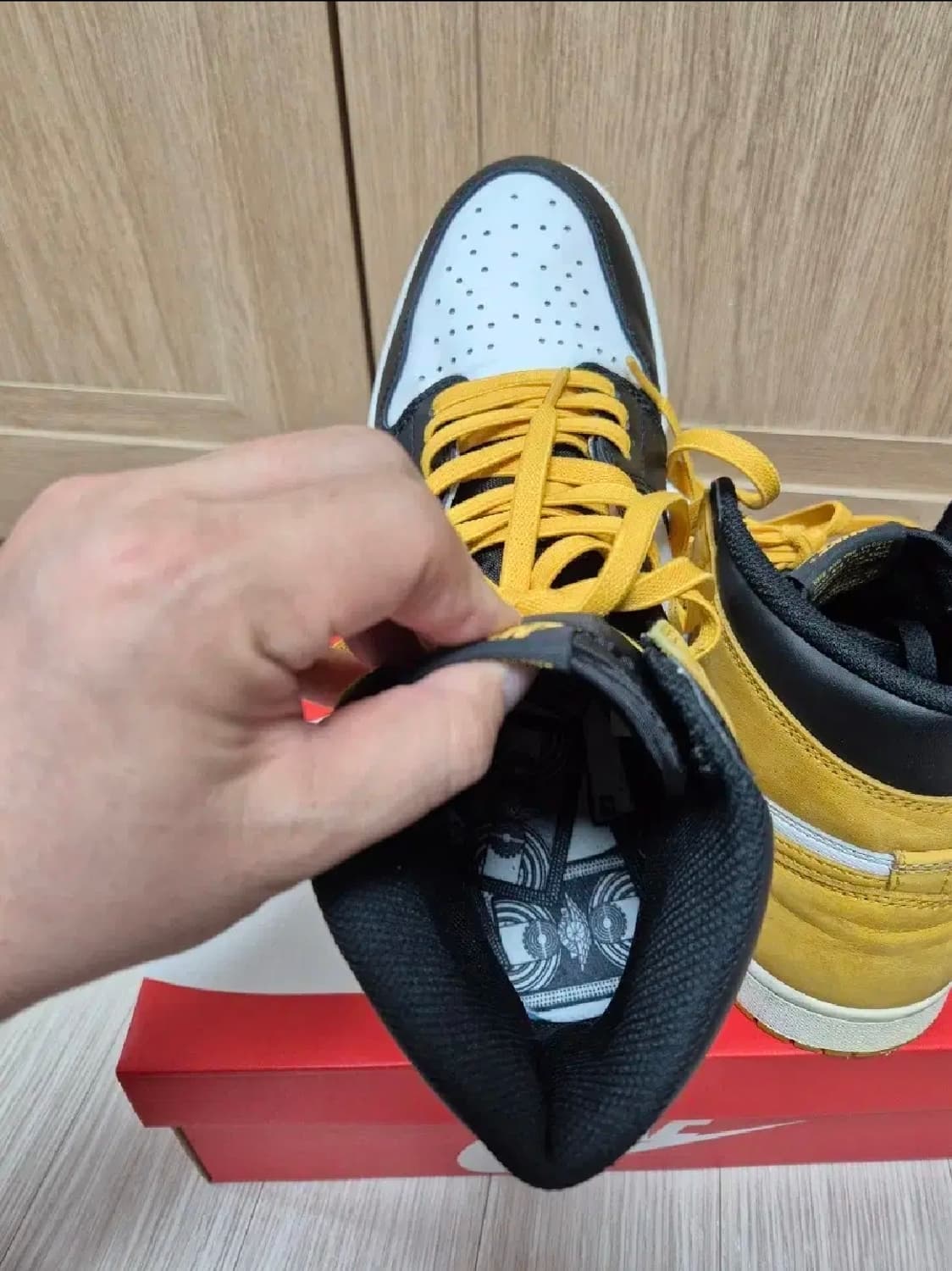 [285] 조던1 옐로우 오커 2017 상품이미지6