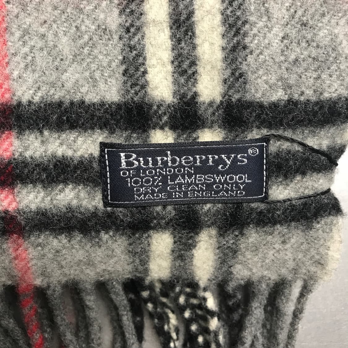 버버리 정품 램스울 머플러 그레이 상품이미지4