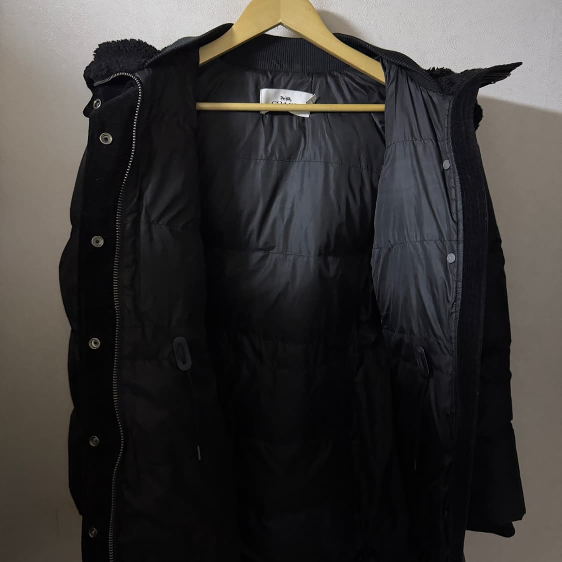 코치 롱다운 여성 패딩점퍼 S (여성 66-77정도) 상품이미지8