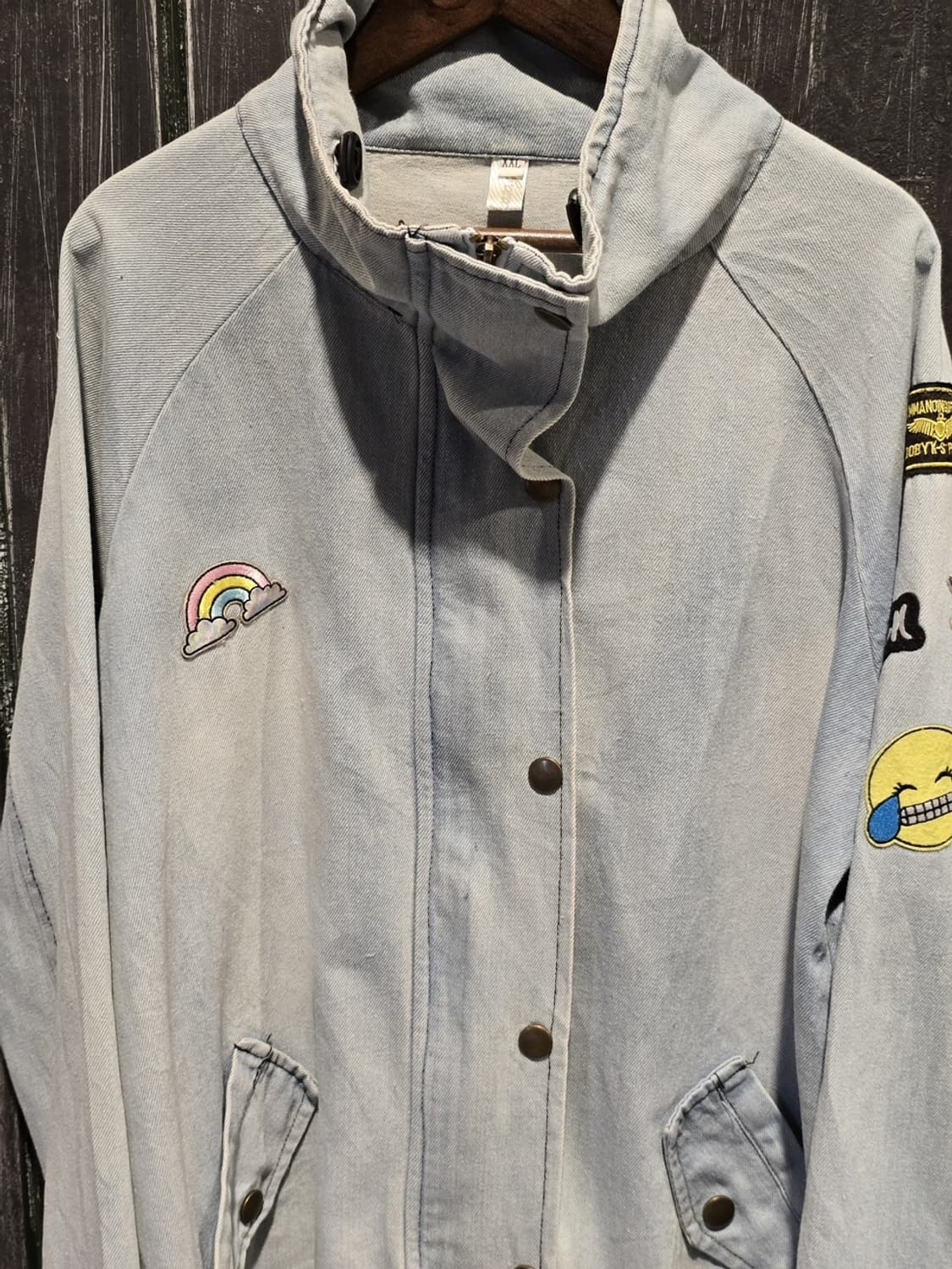 Denim Patchwork Blouson Jacket 상품이미지2