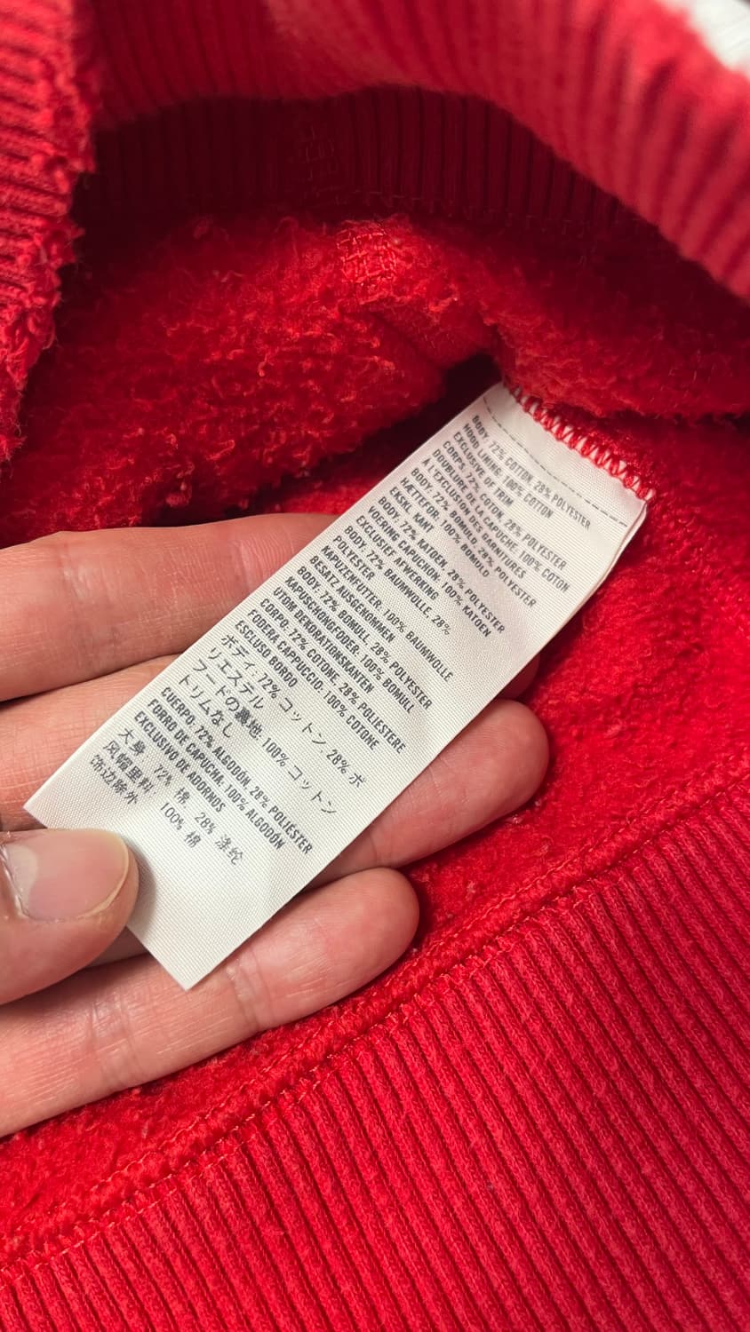 아베크롬비 후드 y2k 레드 L    남녀공용 상품이미지7