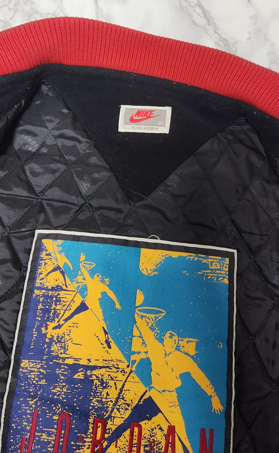 105 삼나스포츠 나이키 조던 빅로고 90s 바시티 자켓 상품이미지9