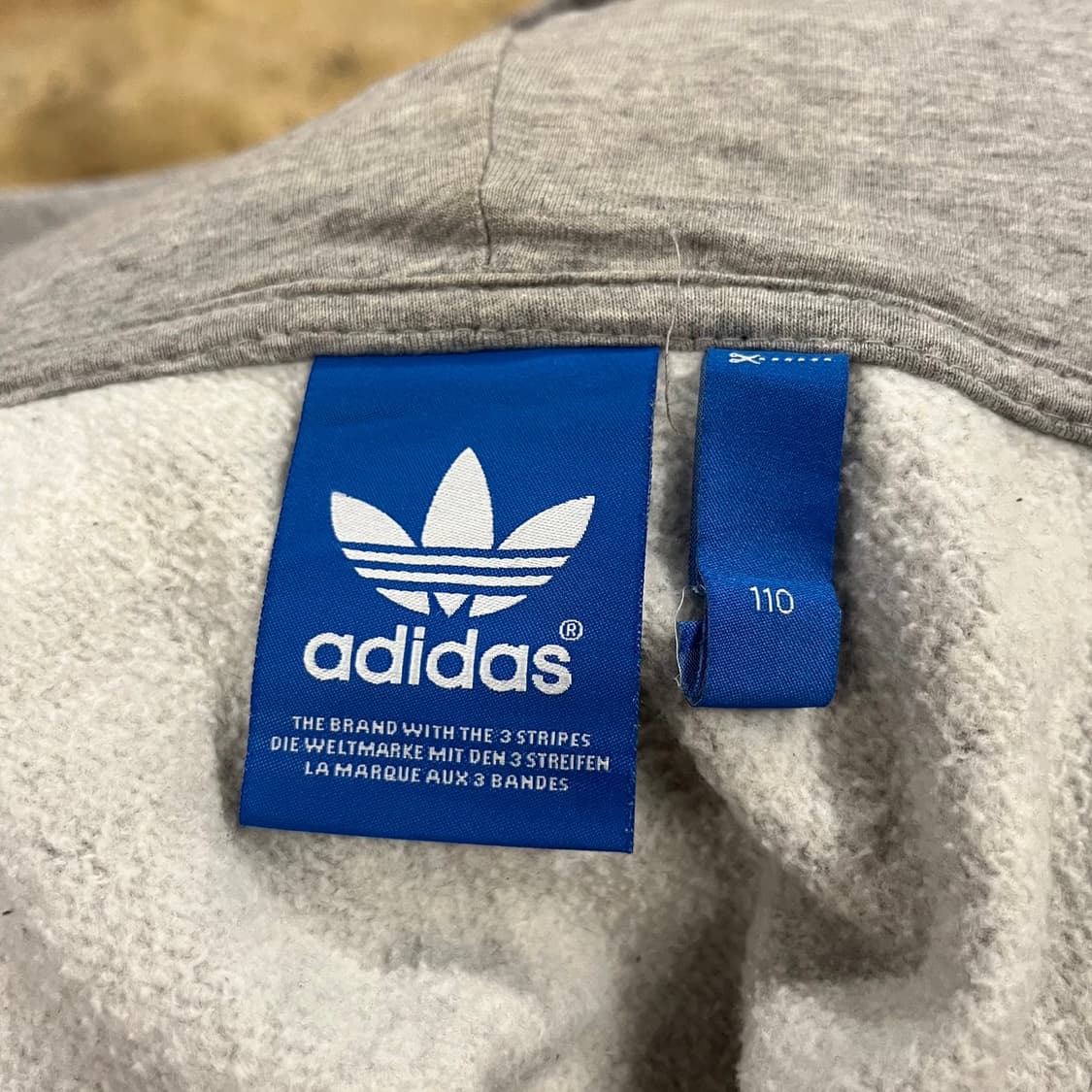 아디다스 그레이 후드집업 110 상품이미지5