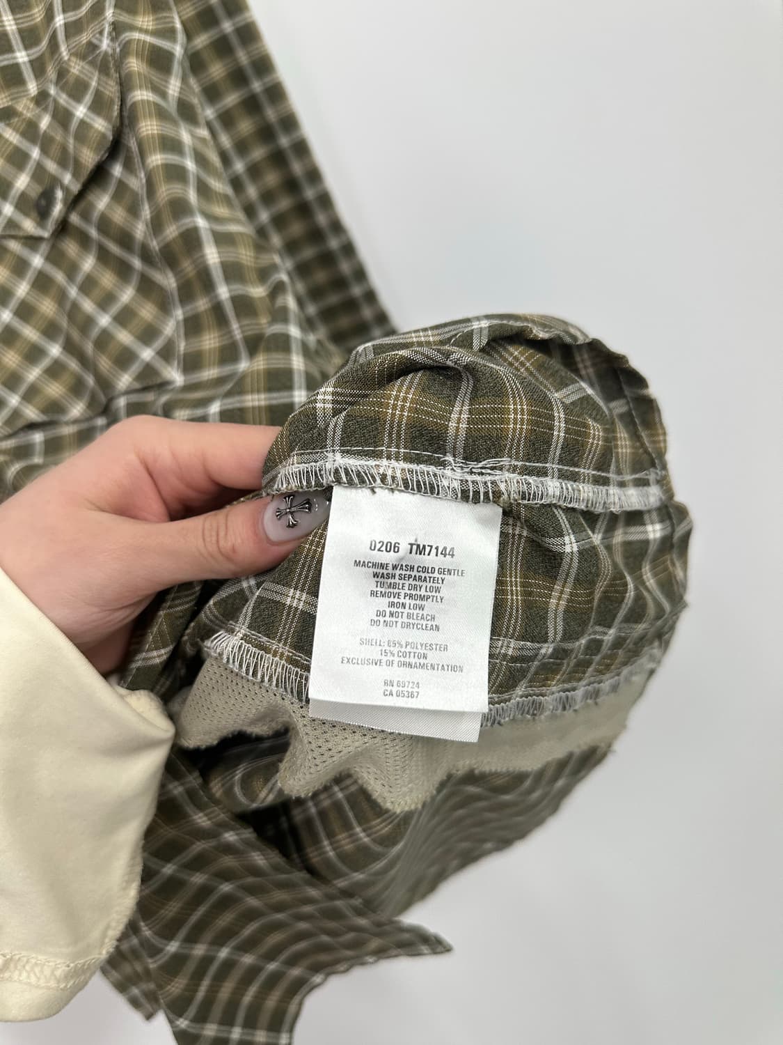 컬럼비아 체크 셔츠 상품이미지3