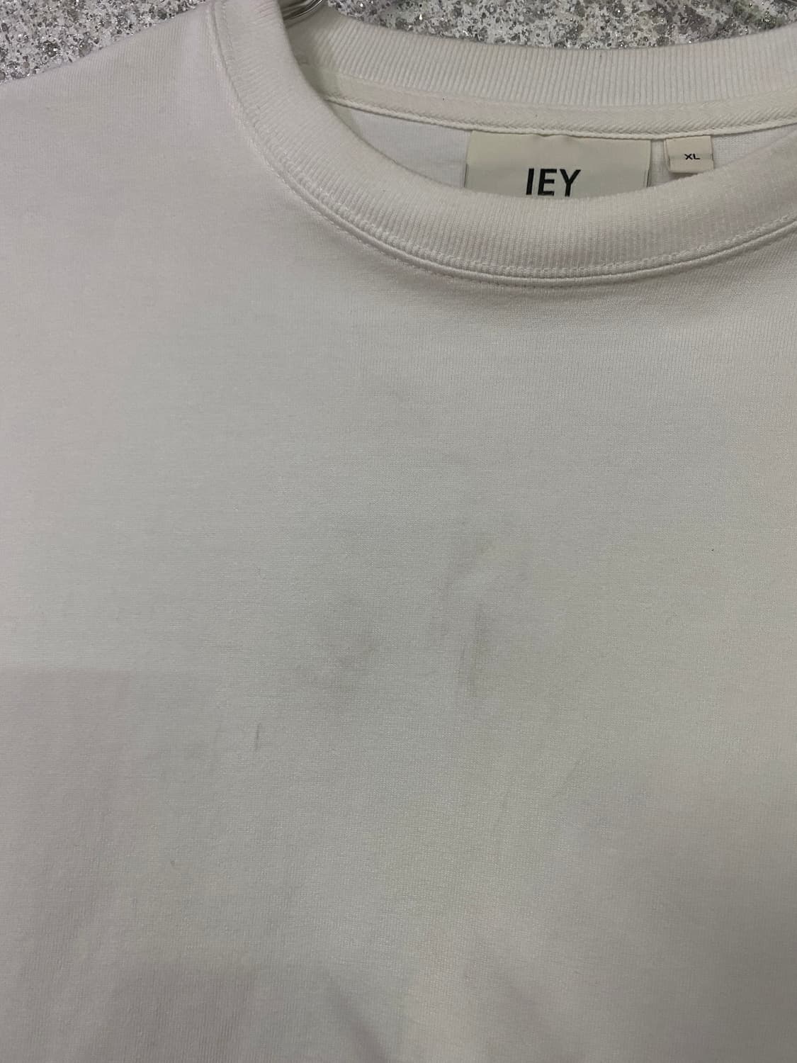 IEY 로고 백프린팅 반팔 티셔츠 B4851 상품이미지6