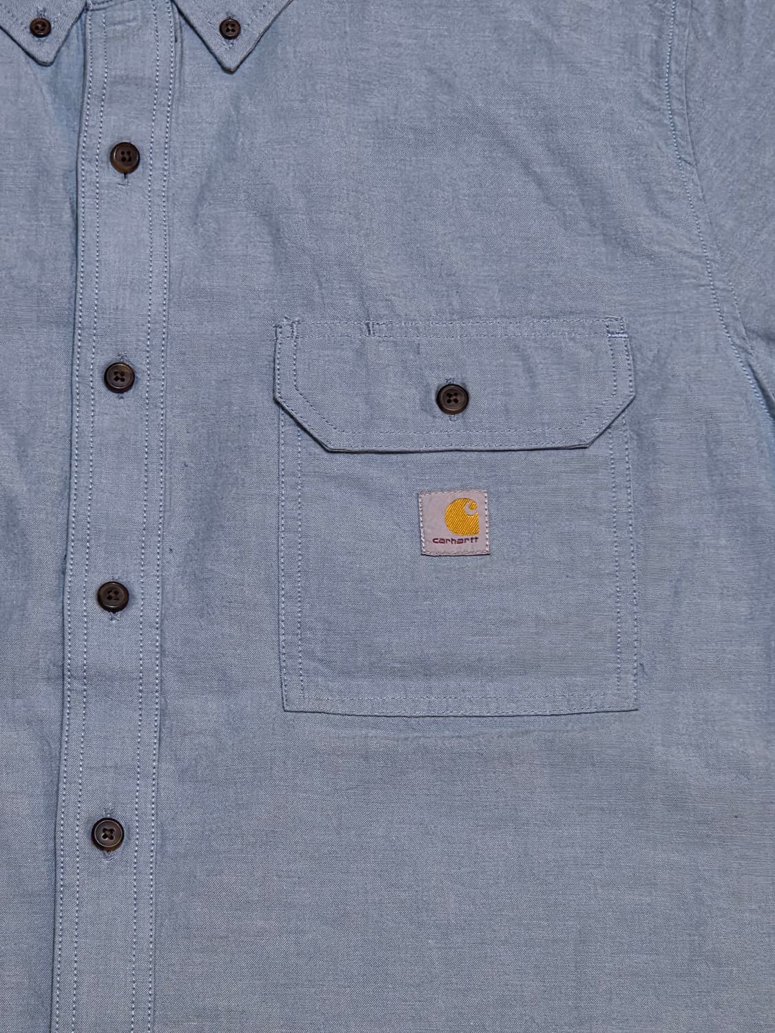  Carhartt 칼하트 데님블루 반팔셔츠 상품이미지2