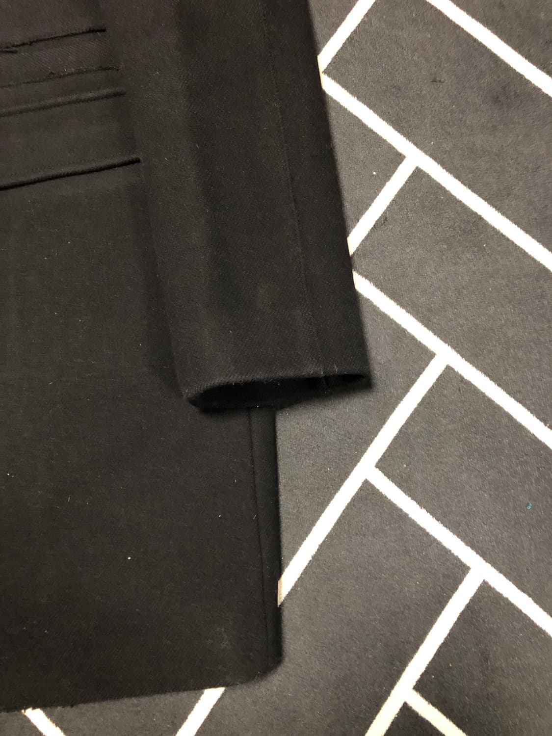 (횡재가)시스템옴므 시어링무스탕후드코트/솔리드몽클레어타임톰브라운스톤벨루티 상품이미지4