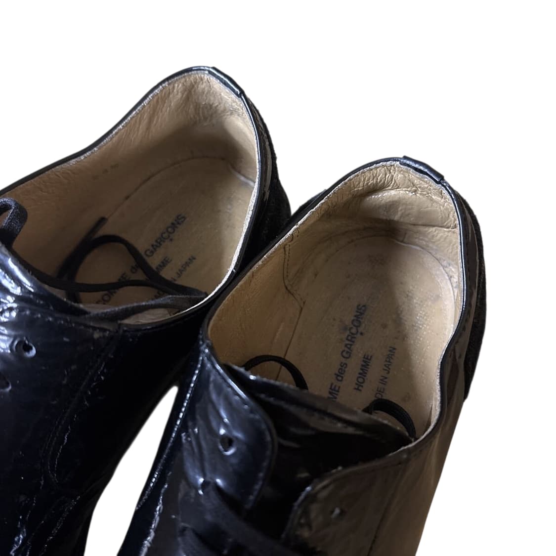 꼼데가르송 트리콧 에나멜 드레스슈즈 레이디스 상품이미지5