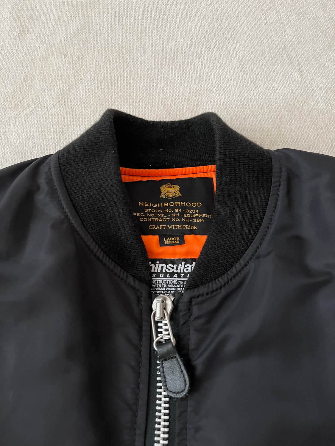 네이버후드 16fw MA-1 상품이미지3