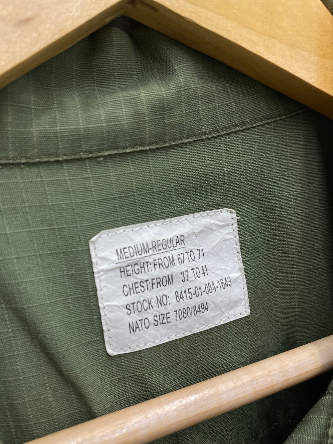 [US M] DEKALB MFG.CO 80s 미군 정글 퍼티그 자켓 상품이미지6