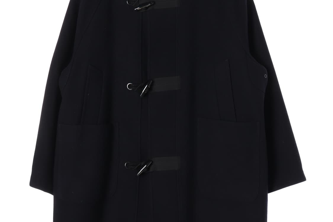 타임 옴므 23FW 울 캐시미어 블렌드 후드 더플 코트 상품이미지4