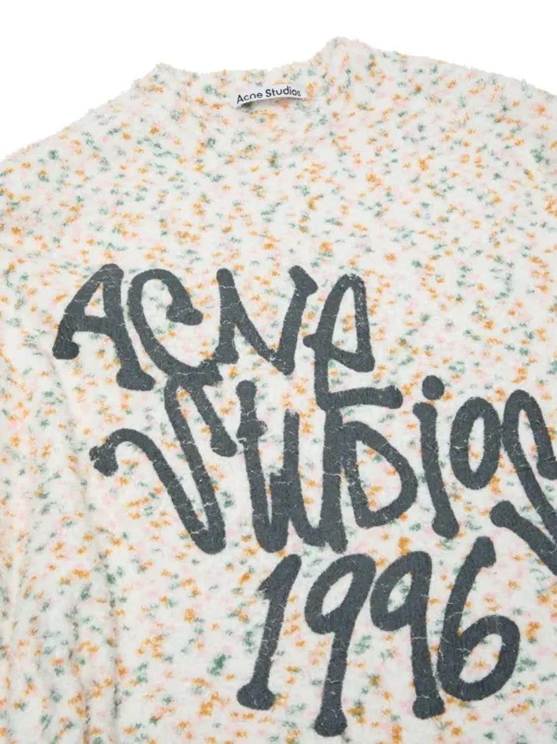 25SS 아크네스튜디오 멀티컬러 콘페티 로고 프린트 니트 스웨터 상품이미지3