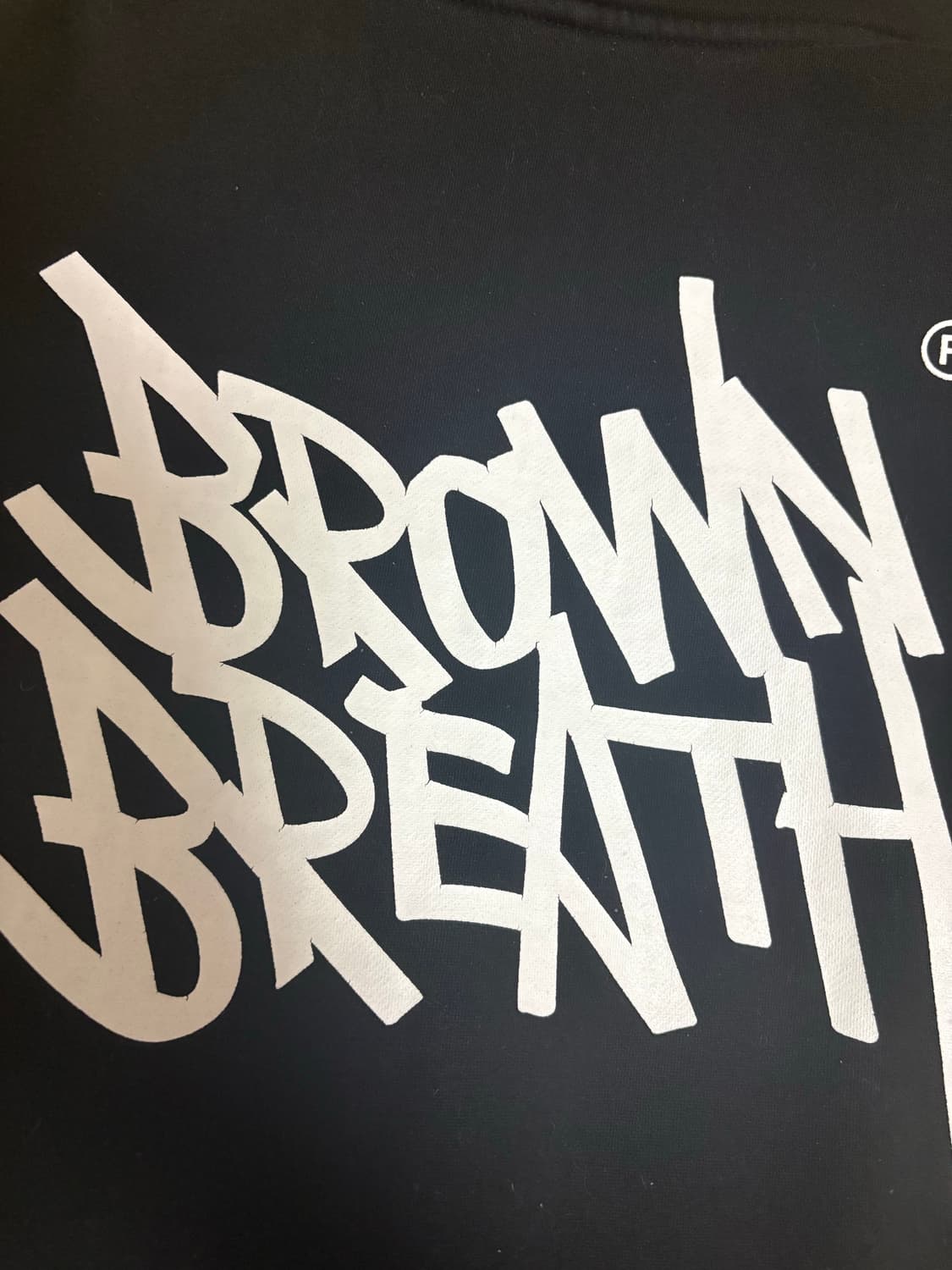 브라운 브레스 기모후드티 상품이미지4