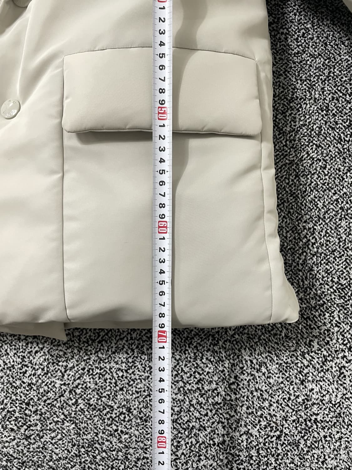 빈티지9. (새상품) IRO 이로 글로시 패딩 구스다운 거위털 아이보리 상품이미지7