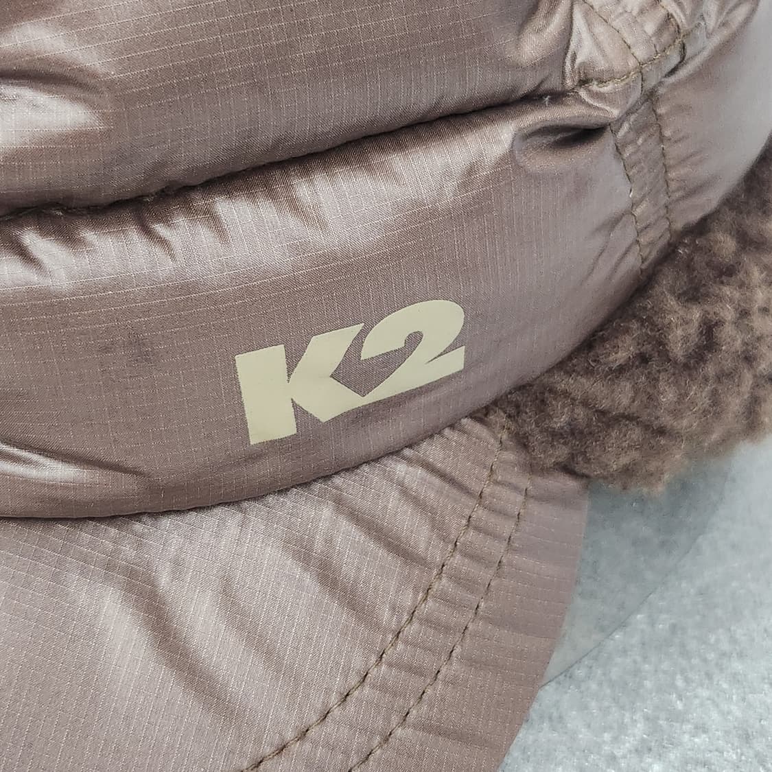 K2 정품 다운패딩 귀달이 모자 59cm 상품이미지3