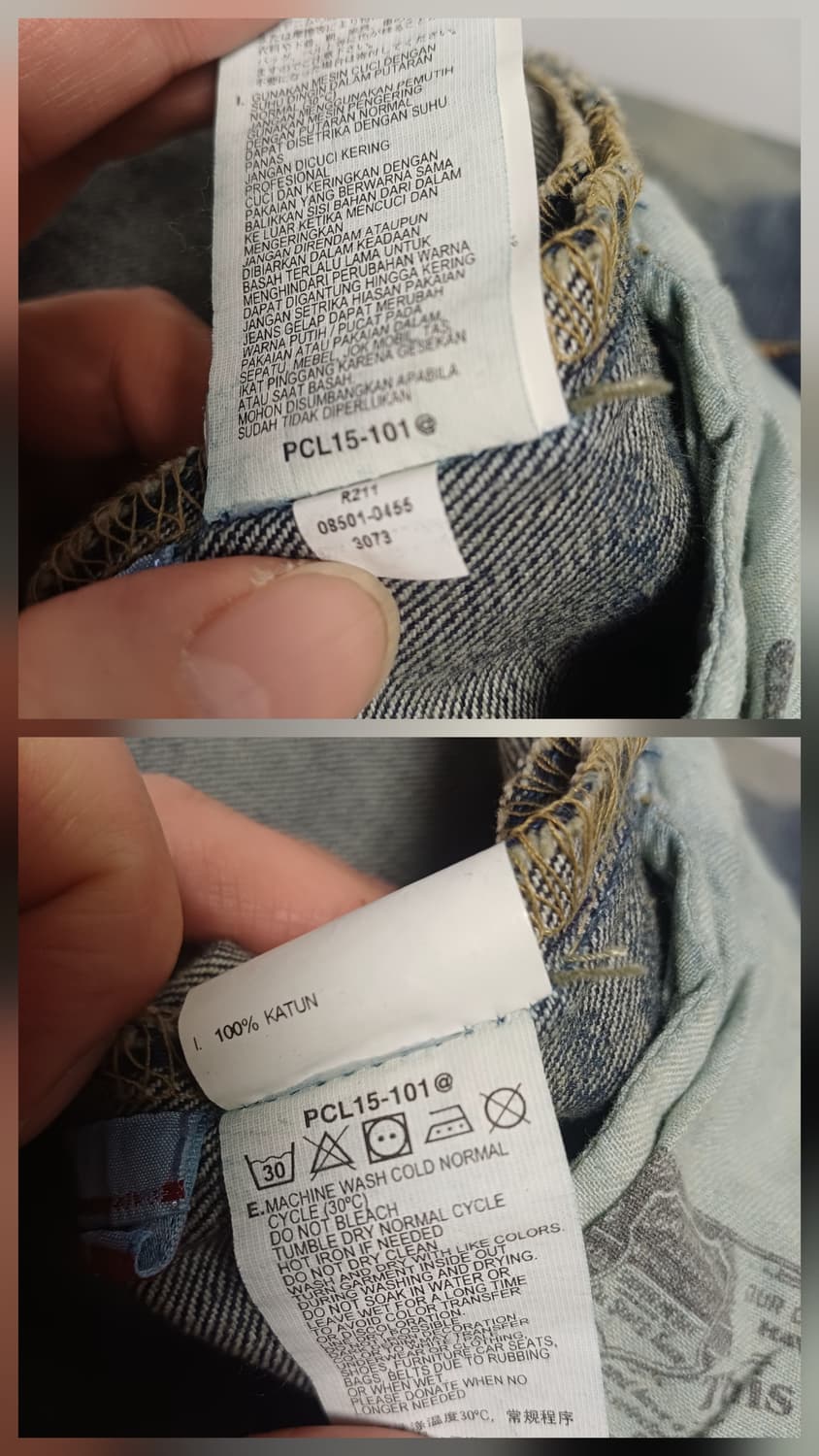 [W32/L34] 리바이스 501 '모던 빈티지' 틴 워싱 데님 상품이미지10