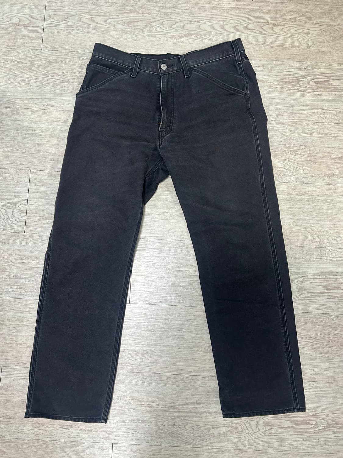 리바이스 568 [34x32] 블랙 카펜터 팬츠 상품이미지2