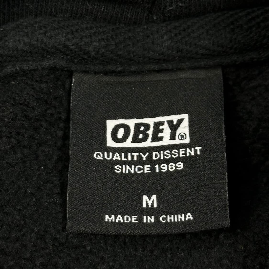 오베이 아이즈 아이콘 블랙 후드티 (M) 상품이미지5