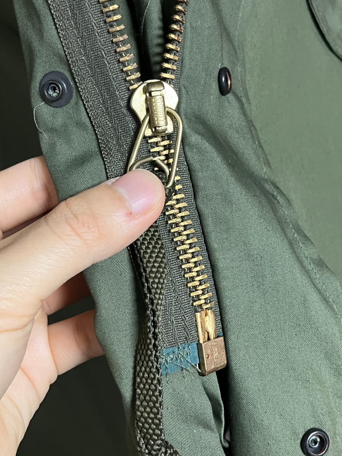 M65 피쉬테일 파카 오리지널 개파카 L 데드스탁 상품이미지4