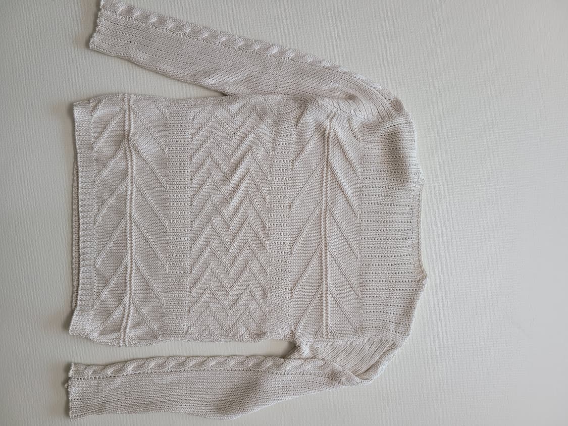 자라맨 ZARAMAN 글로우 니트 105 아이보리 상품이미지8