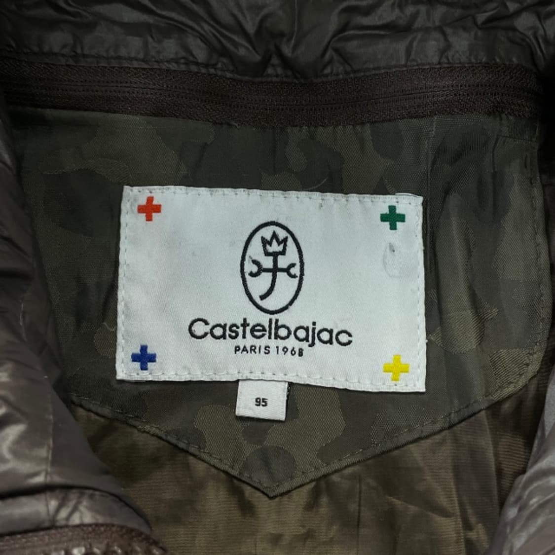 100 까스텔바작 카모 패딩 상품이미지3