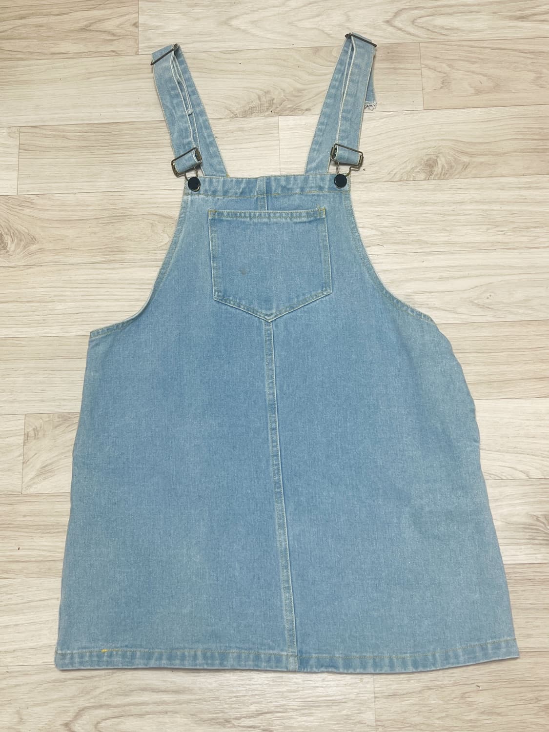 핑크후드티+청멜빵치마+패턴롱스커트 상품이미지3