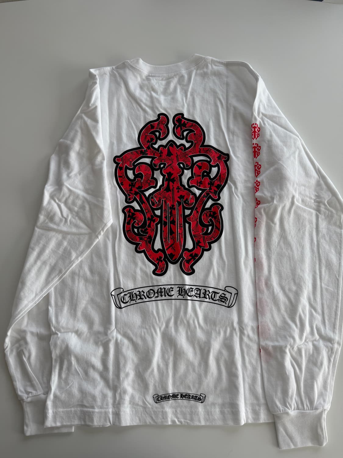 크롬하츠 레드바인대거 롱슬리브 화이트 상품이미지2